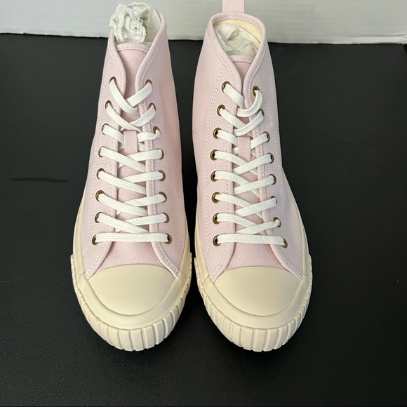 J.Crew Lavender Purple Canvas High Top Sneakers Shoes Size 12 New - Picture 4 of 7